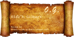 Oláh Gilbert névjegykártya